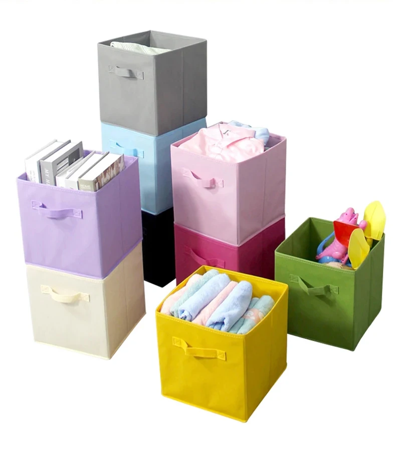 Vliesstoff-Aufbewahrungsbox, multifunktionale faltbare Aufbewahrungsbox, Heimbedarf, Kleidung, Unterwäsche, Kinderspielzeug, Aufbewahrungsorganisator – Detail 2