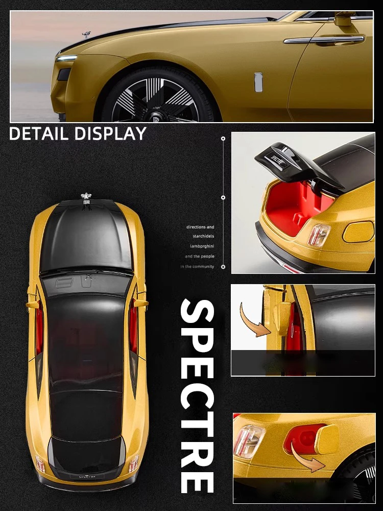 نموذج سيارة دييكاست رولز رويس سبيكتر بمقياس 1:24 م...