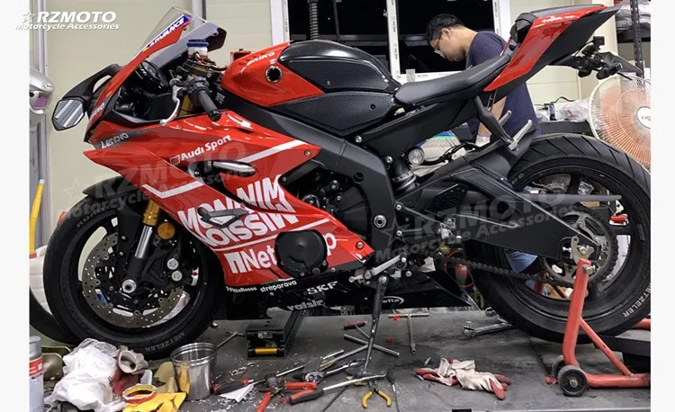 

Новый комплект обтекателей из АБС-пластика, подходит для YAMAHA YZF-R6 R6 2017 2018 2019 2020 2021 2022 17 18 19 20 21 22, кузов красный