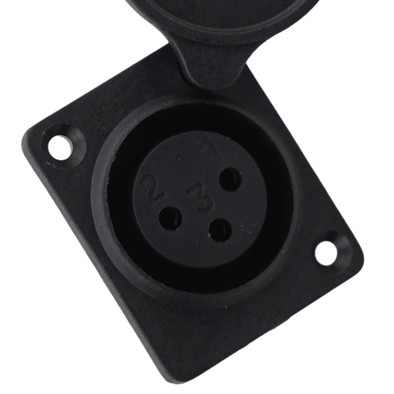 

1pc XLR 3-pin Female Socket XLR 3-pin Female Socket Charging Port/socket Socket Connector For Audio Mobility Scooter