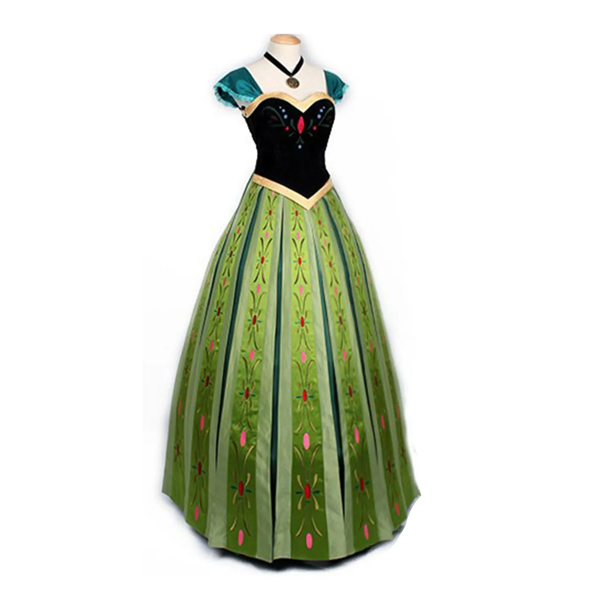 Anna Dress Baju Princess Anna Frozen Frozen Anna Princess Dress Anna Princess Embroidered Dress Anna Dress Baju Princess Anna Frozen Frozen Anna Princess Dress Anna Princess Embroidered Dress