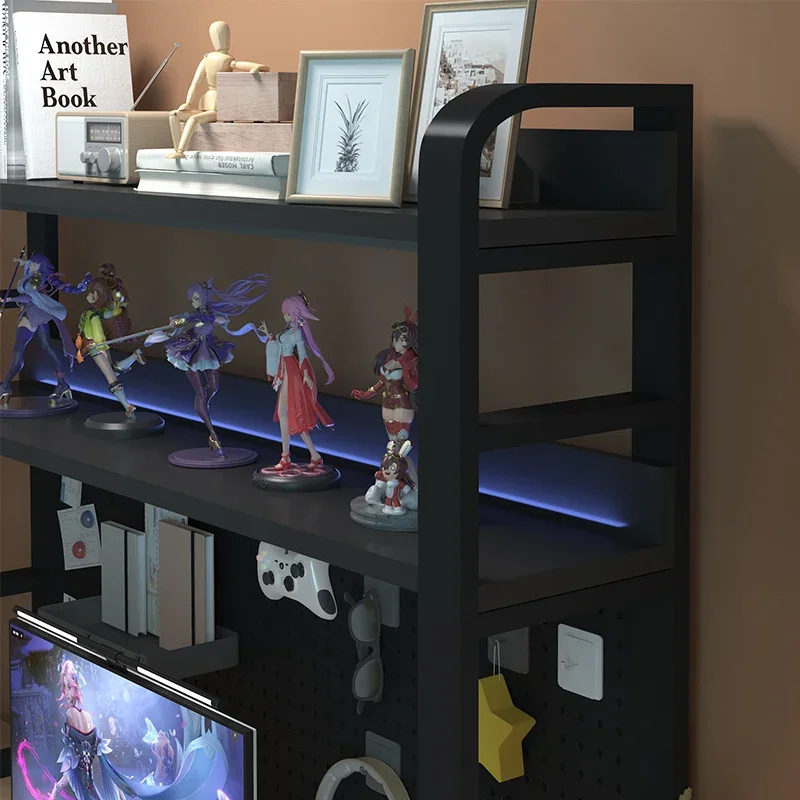 Simplicity Design Bookrack Multilayer Strong Metal Bedroom Magazine Bookshelf Office Estante Para Libros Home Furniture LVBK