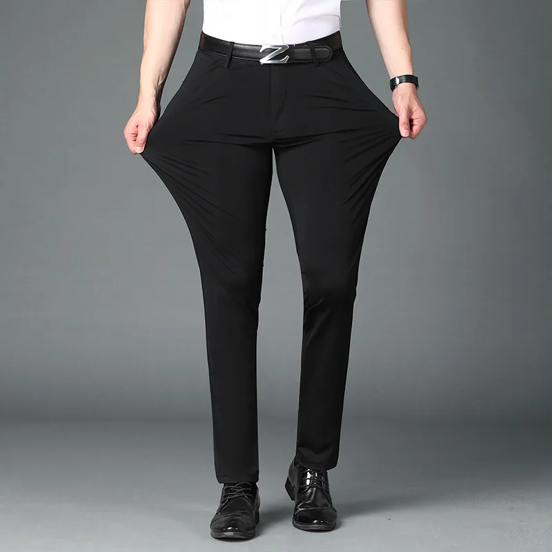 Stretch Pants Thin Trousers Business Pants Men Pants