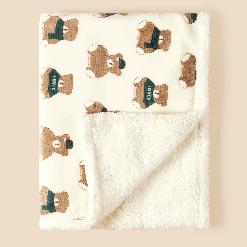 

Фланелевое Одеяло для новорожденных, зимнее детское одеяло, постельное белье для новорожденных, пеленка для младенцев, накидка на коляску Manta Bebe