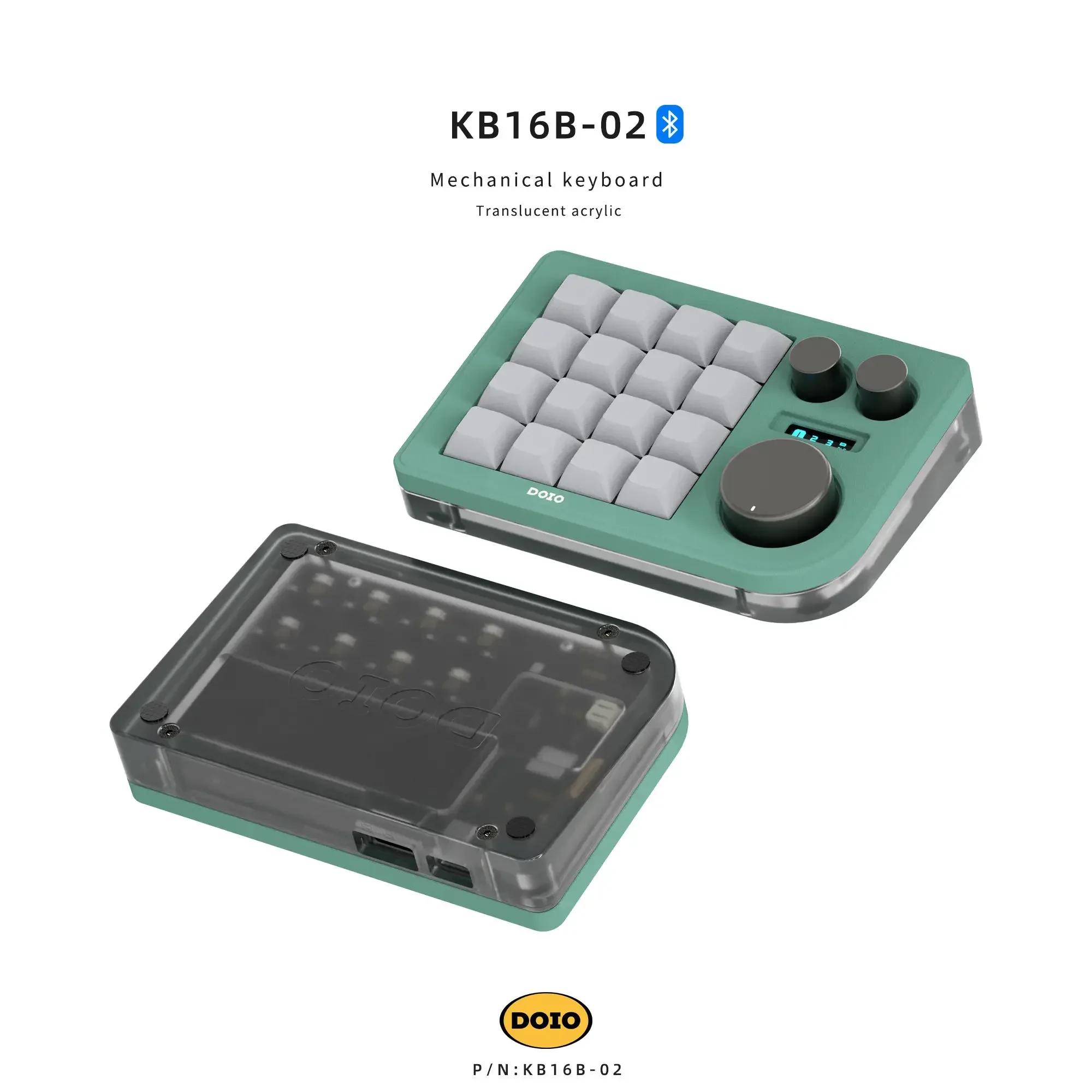 DOIO KB16B-02 Sky Blue　Bluetooth対応　本体のみ S0f3e7f564a2b49628f43760ccd445