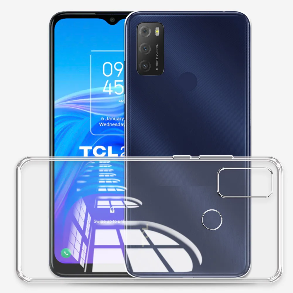 Silicone Soft Clear Shockproof Phone Case - Transparent Bumper Cover