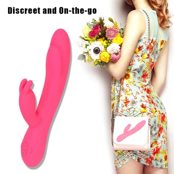 OLO 16 Speeds G Spot Nipple Massager Sex Toys for Women Clitoris Vagina Stimulation Dual Motors Dildo Heating Rabbit Vibrator 3