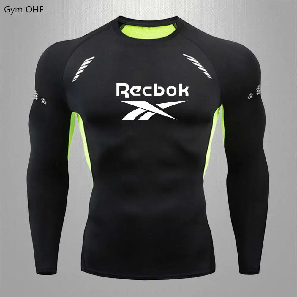 T Shirts Men Sport Running Long Sleeve
