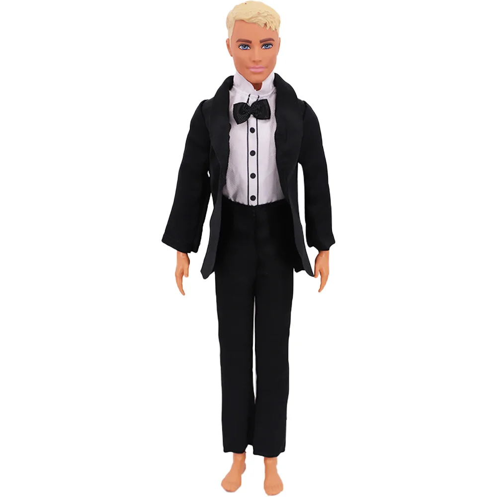 Handmade Ken Doll Clothes T-shirt + Trousers For Ken Doll Accessories Fashion Daily Clothing Toys For Gils Birthday Gifts 3
