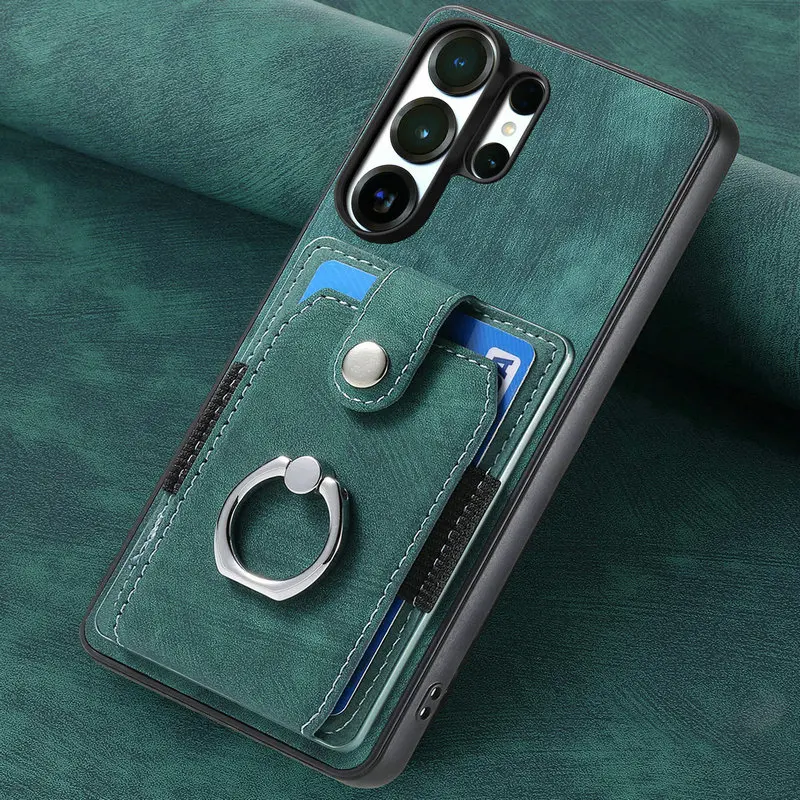 Leather Wallet Phone Case with Card Holder