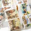 Yoofun 7x200cm Travelling The World Buildings Washi Tape DIY Scrapbooking Collage Junk Journal Sticker Label Masking Tape 4