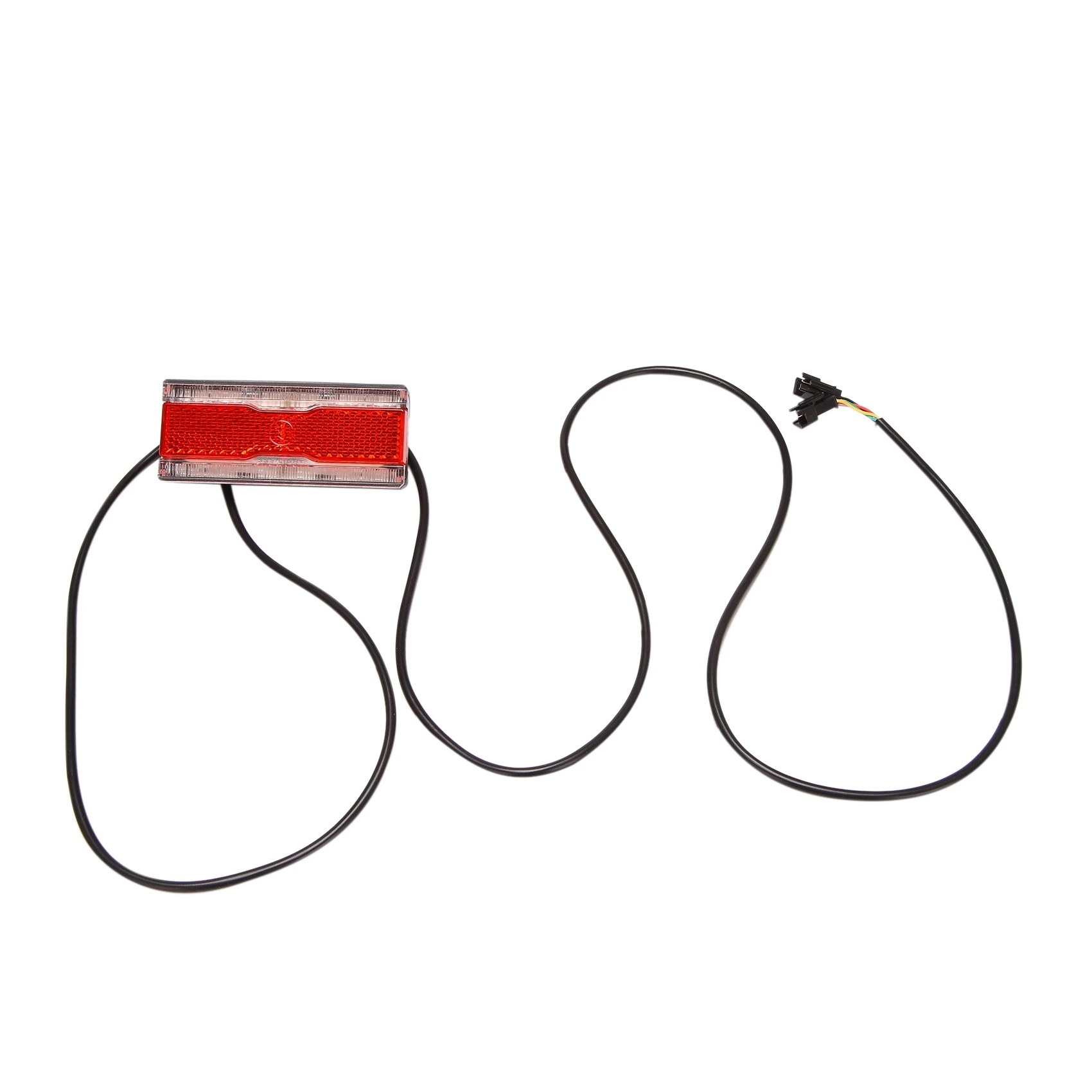 Ebike Brake Light 24V 36V 48V Electric Bicycle Rear Light with Brake Function LED Taillight