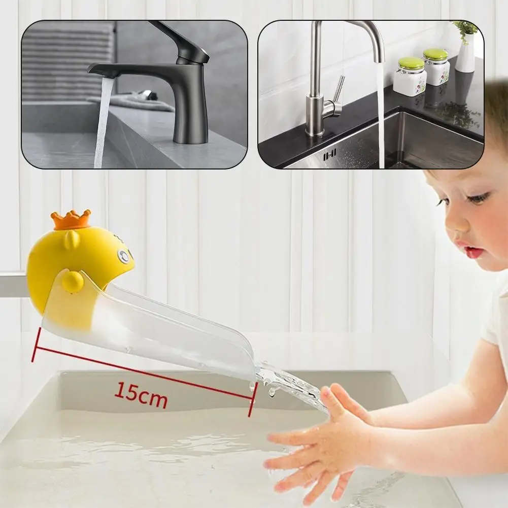Faucet Cartoon Extender Fun For Kids Reduced Water Adjustable High Quality Home Sink Accessories B9C1 2