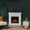Corner Electric Fireplace Heater Insert 41" Chateau Mantel Remote Control Realistic Flames Bedroom Living Room Supplemental Heat 6