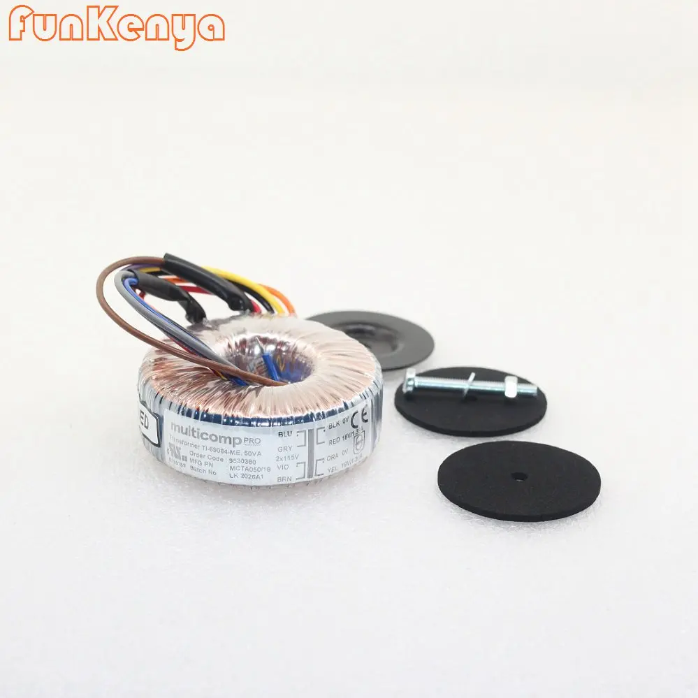 

NORATEL Transformer 50W DIY Amplifier Toroidal Transformer 0-18V*2