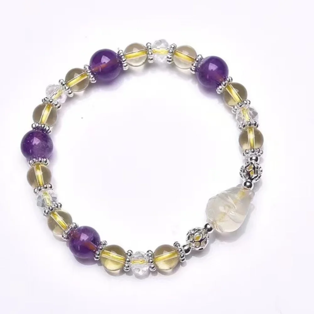 Ametista Citrino Totoro Bracciali Decorazione Della Casa Guarigione Spirituale Cristallo