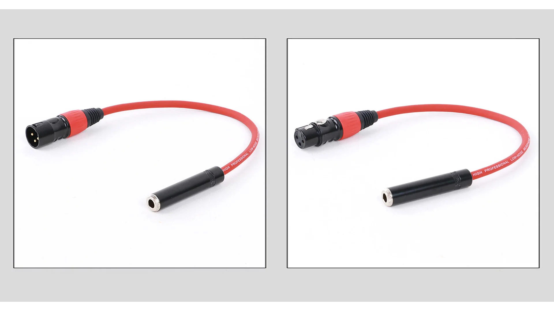 Bunte 6,35mm 0,3 Zoll Stereo trs Buchse zu 3pin xlr Buchse/Stecker Audio kabel für Gitarren mikrofone pa Systeme M-15M – Detail 3