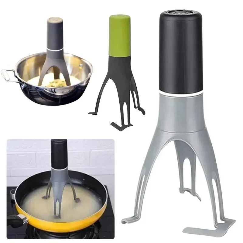 Electric Egg Beater Auto Whisk Stirrer Automatic Pan Stirrer Cooking Kitchen Blender Food Mixer Kitchen Cooking Utensil