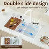Waterfall Sink With Digital Display Kitchen Sink 304 Stainless Steel Modern Large Single Sink Bowl Wash Basin Kitchen Home 2