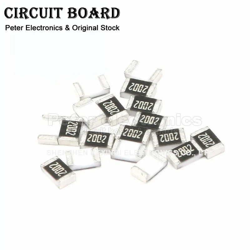 SMD Chip Resistor 100pcs 0805 5% 1/8W 0R ~ 10M 1R 10 100 220 330 470 R 1K 2.2K 4.7K 10K 47K 100 K 1 M 0 1 Ohm