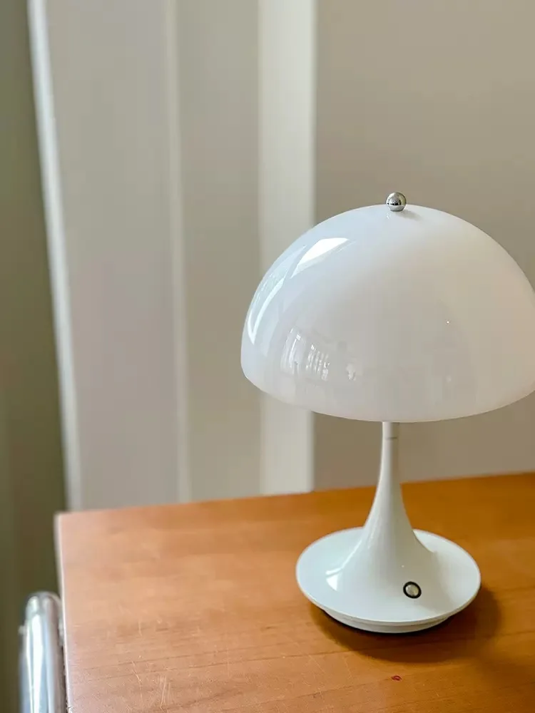 Rechargable USB Mushroom Desk Lamps table lamp led night lamp Touch 3color Dimming Nordic For Bedside Hotle Decoration Bedroom Atmosphere Led Desk Lamps
