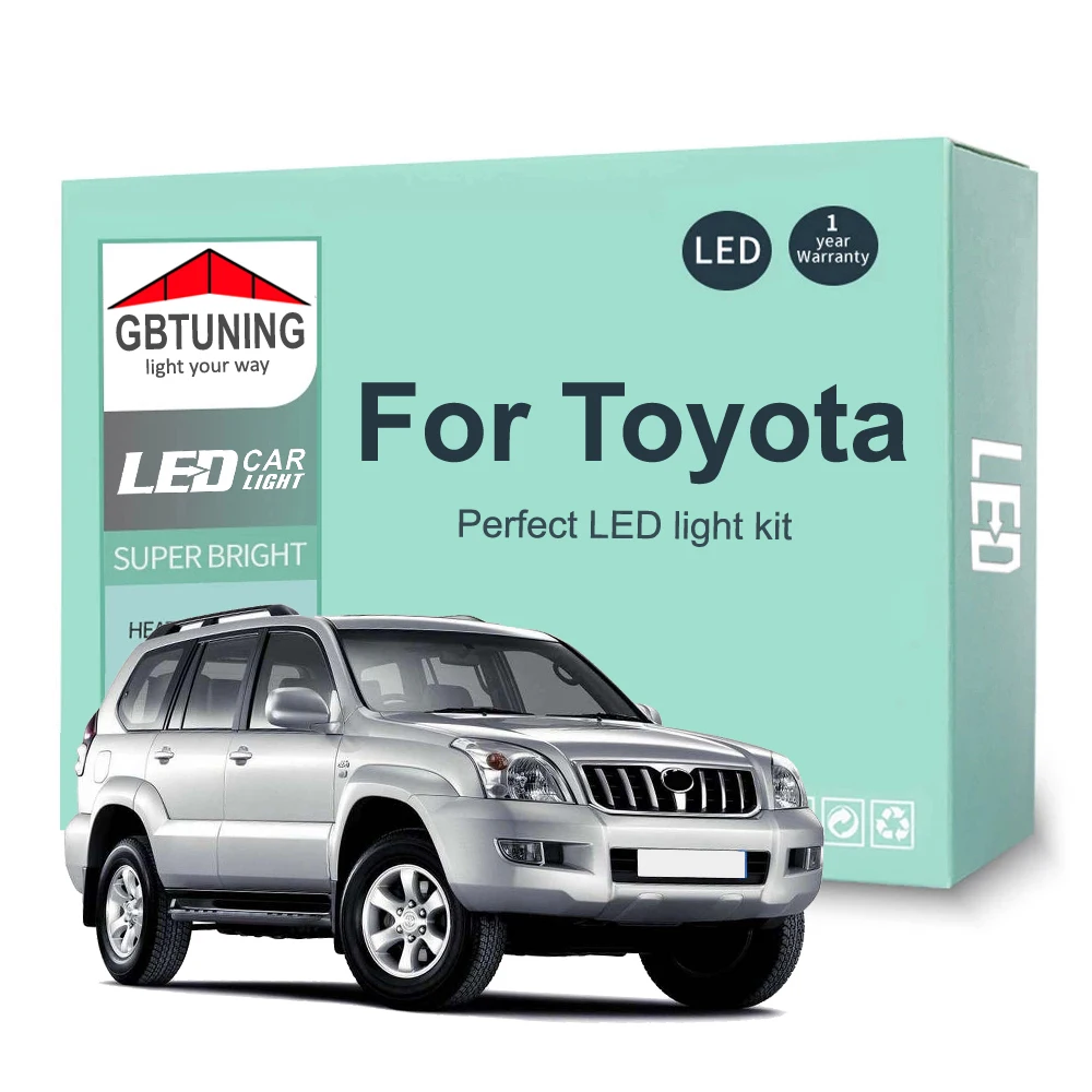 LED Interior Light Bulb Kit For Toyota Corolla RAV4 CHR CHR Avensis