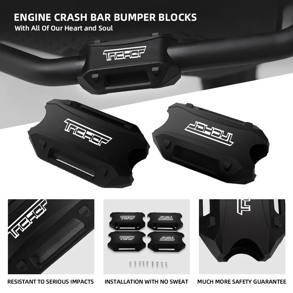 25MMMotorcycleEngineGuardBumperCrashBarProtectionBlocksFor