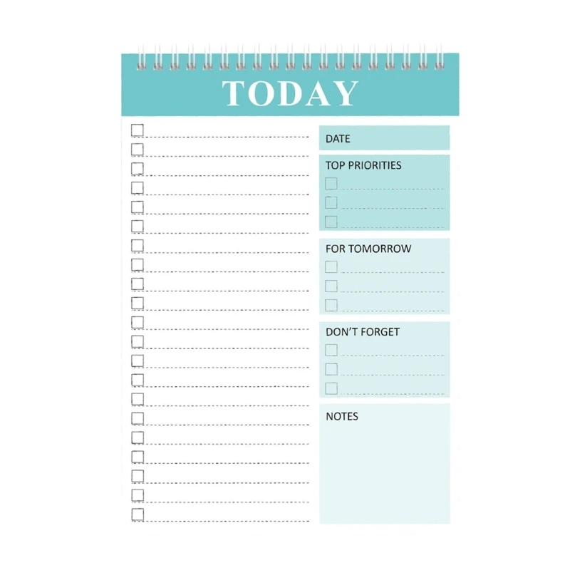 English Planner Spiral Notebook Weeks Daily Weekly Agenda Student Schedules Stationery Office School Supplies
