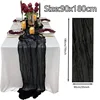 35 x 72 inch Black Cheesecloth Gauze Table Runner Wedding Decor Boho Arch Draping Gauze Event Centerpiece Shower Runner 6