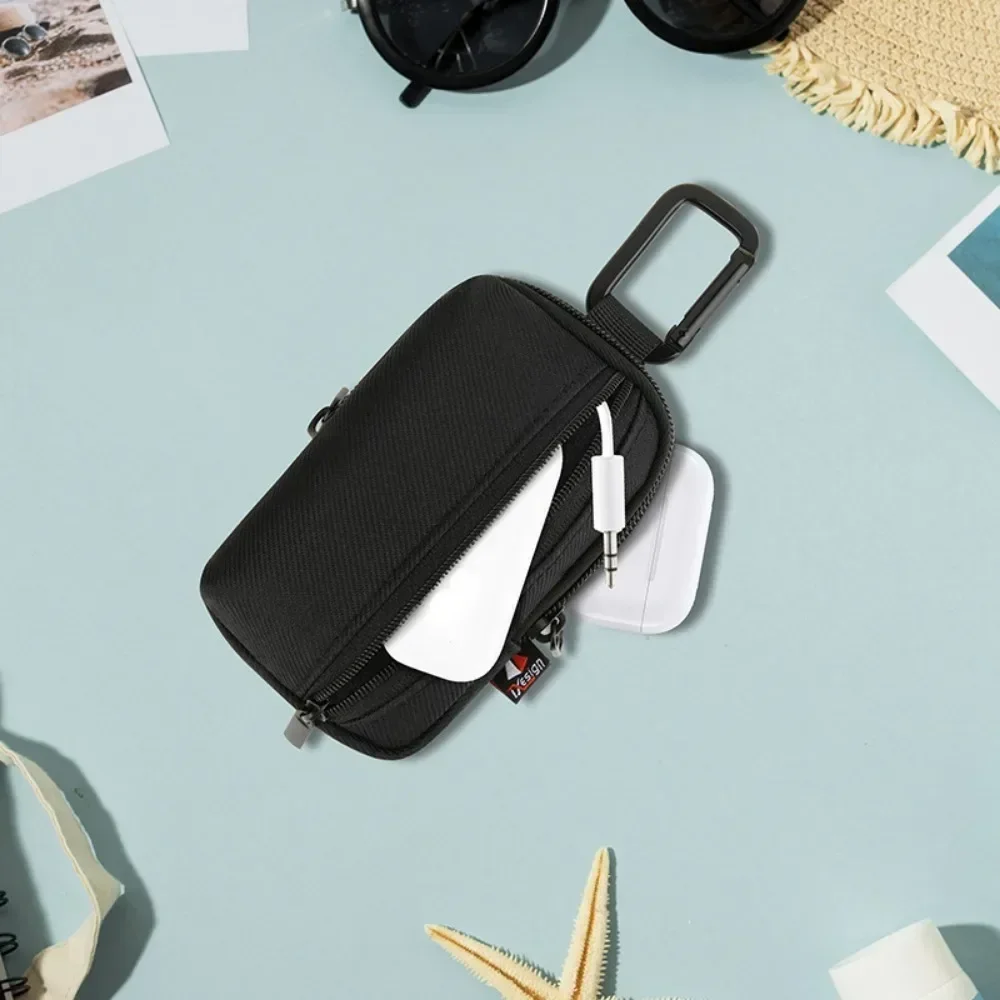 Portable Storage Bag Carrying Case For Airfly Audio Transmitter Receiver And Bluetooth Earbuds Charging Case