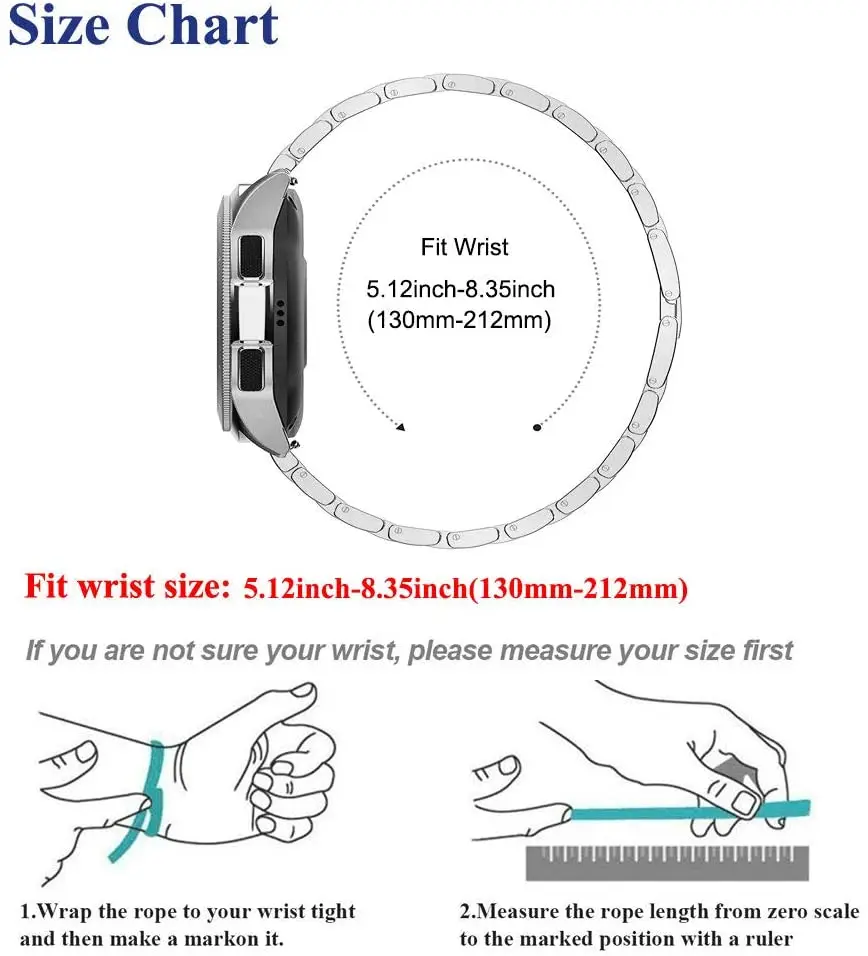 20mm 22mm Diamond Band for Samsung Galaxy Watch 7/6/5 pro/4/Classic/active Gear s3 Metal bracelet Huawei GT/2/GT2/3 Pro 4 strap