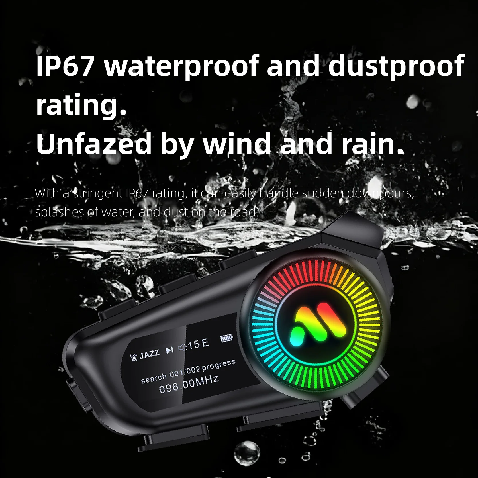 Motorcycle Helmet Headsets Wireless Bluetooth 6.0