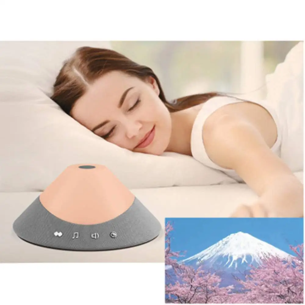 

Mount Fuji Night Light White Noise Machine Sleep Aids Alpha Wave ASMR Musice Office Bedside Bedroom Lamp For Adult Child Baby