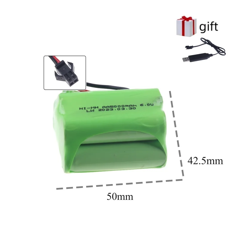 6V 5000MAH