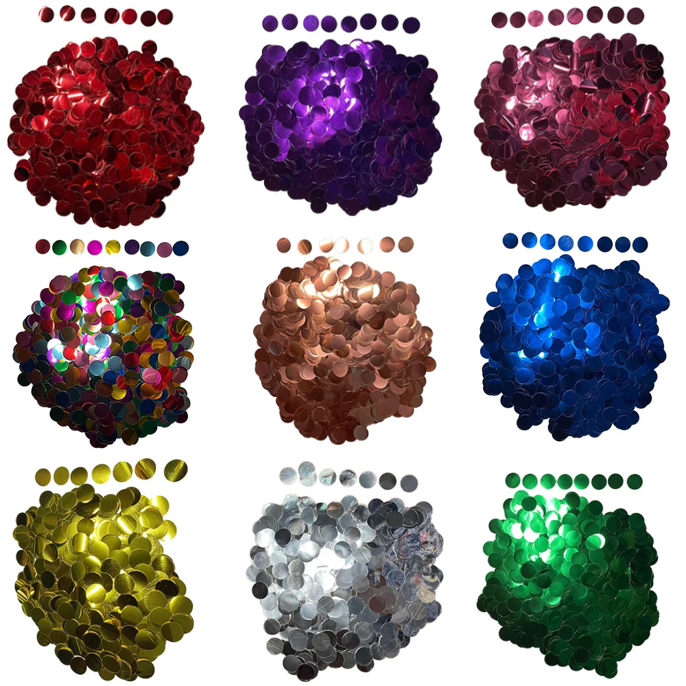 50100gConfettiGlitterforBalloonPartyMetallicConfetisDotCraft