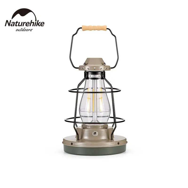 

Naturehike Retro Atmosphere Camping Lamp Portable Camp Tent Lights Outdoor IPX4 Hand Lantern LED Tent Suspended Hanging Lighting