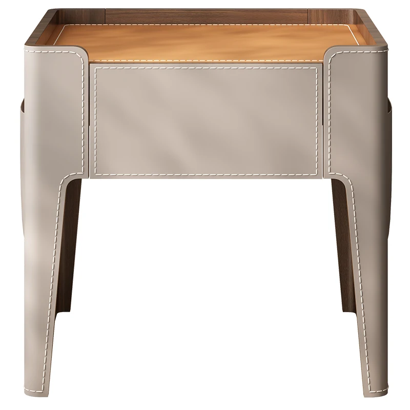 Italian Bedsides Table Wood Furniture for Bedroom