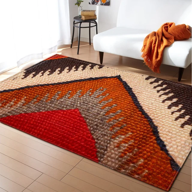 Home Persian Style Area Rug High Abstract Flower Art Carpets for Living Room Bedroom Anti-Slip Floor Mat Kitchen Tapetes De Sala 2