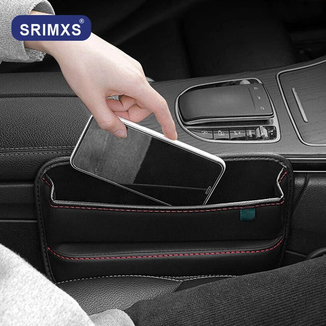 Porte-sac de voiture en cuir PU, boîte centrale, siège Auto, espace de  rangement, poche suspendue, Console centrale, organisateur, accessoires d'intérieur  - AliExpress