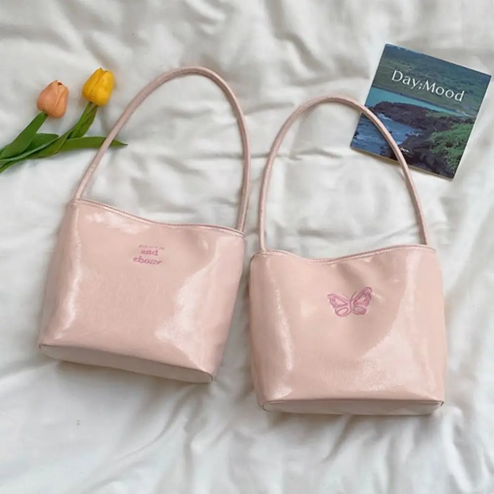 

Large Capacity Shoulder Bag Korean Style Casual Soft Underarm Bag PU Leather Girls Handbag Women