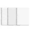 A4/A5/A6/B5 Coil Notebook Grids/Blank/Horizontal Line Flip Over Design Spiral Notepad Memo Pad School Office Supplies