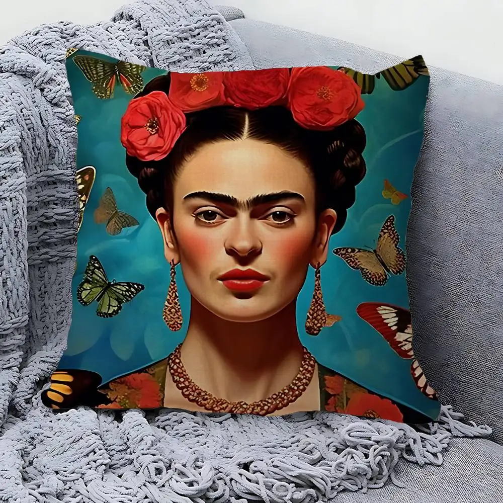 F-Frida K-Kahloes 아트 베개 쿠션 커버 베개 커버 거실 소파 홈 장식 맞춤형
