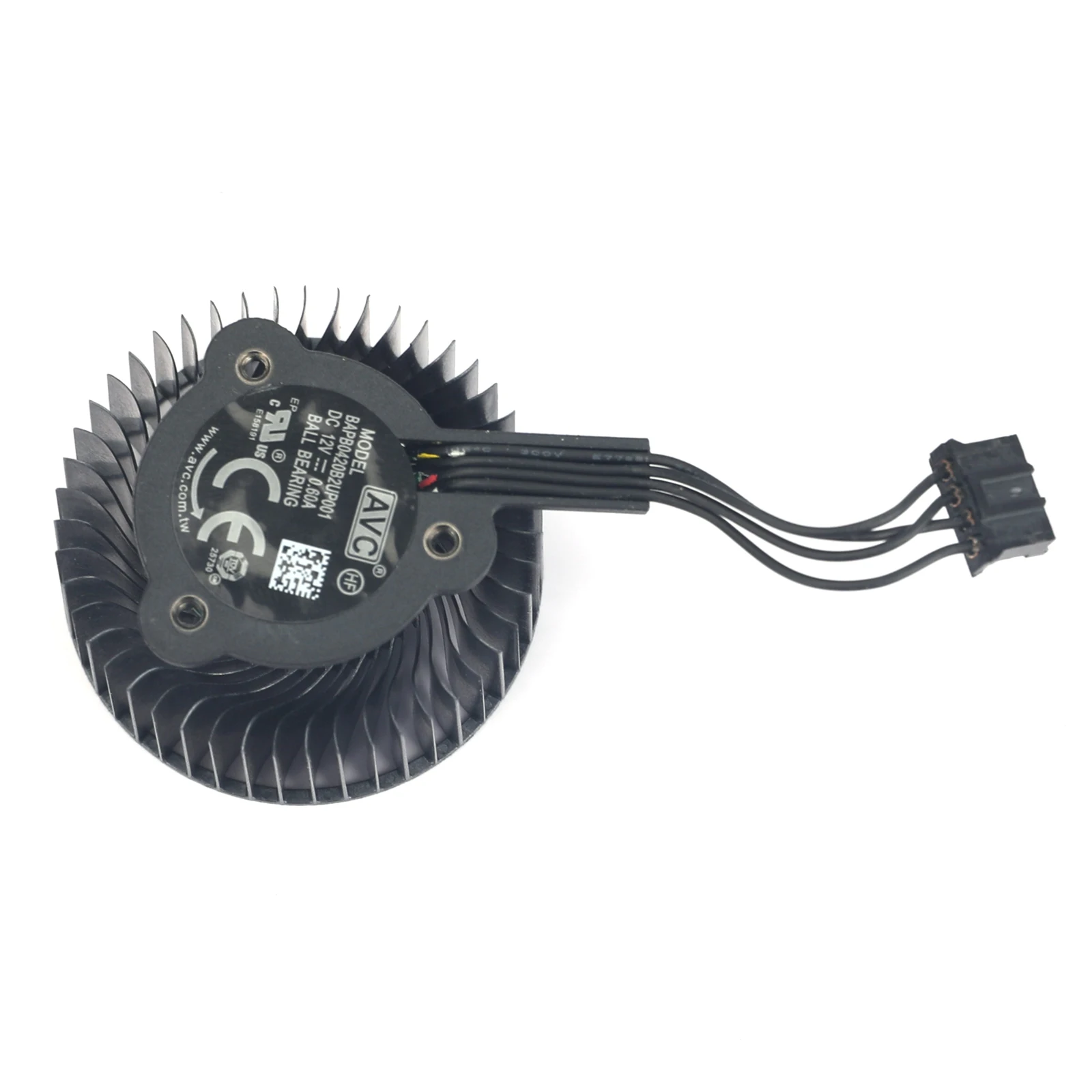 Original para Nvidia Rtx A2000 Placa Gráfica Ventilador de Refrigeração Bapb0420b2up001 Dc12v 0.60a Gpu Ventilador Novo - Imagem 2
