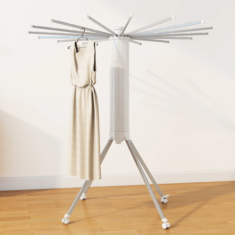 

Floor Standing High Quality Fashion Space Saving 2 Layers Free Installed Aluminum Alloy Octopus Drying Clothes Racks