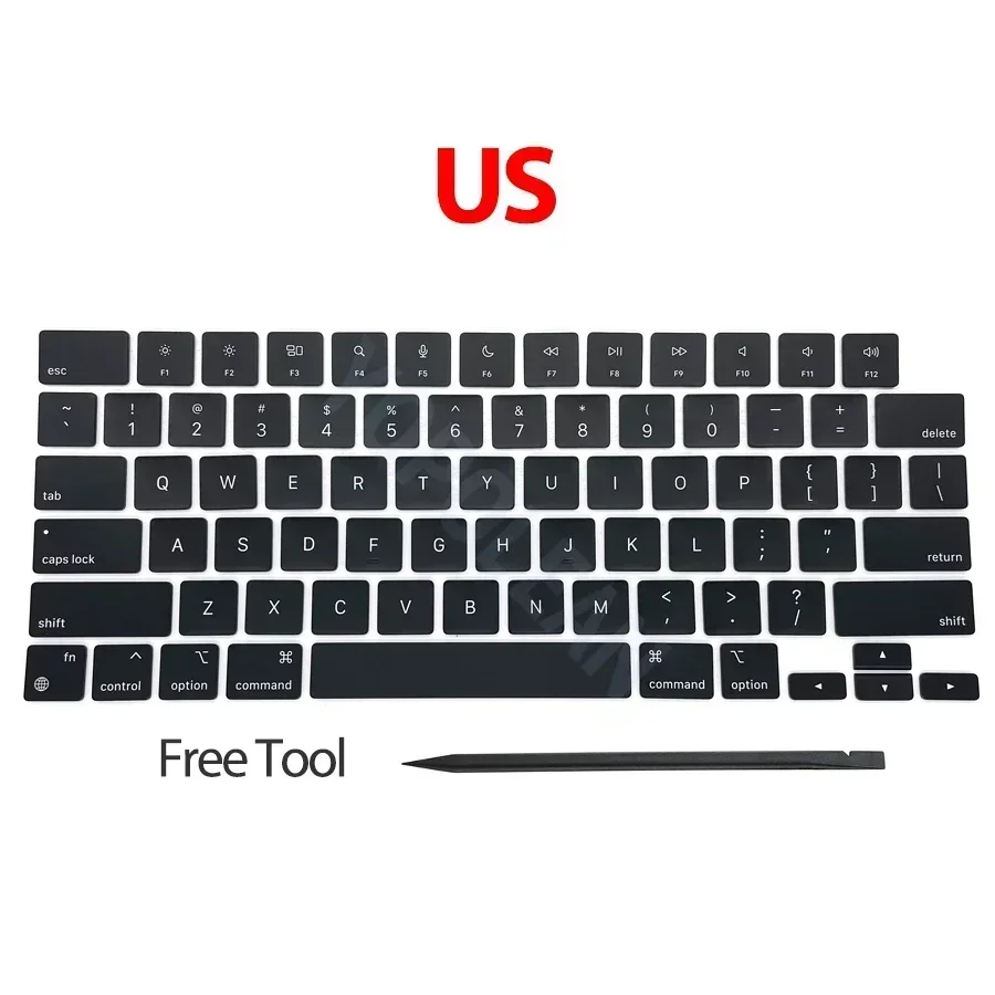 MacBook Pro Keycaps Replacement Set for M1 M2 M3