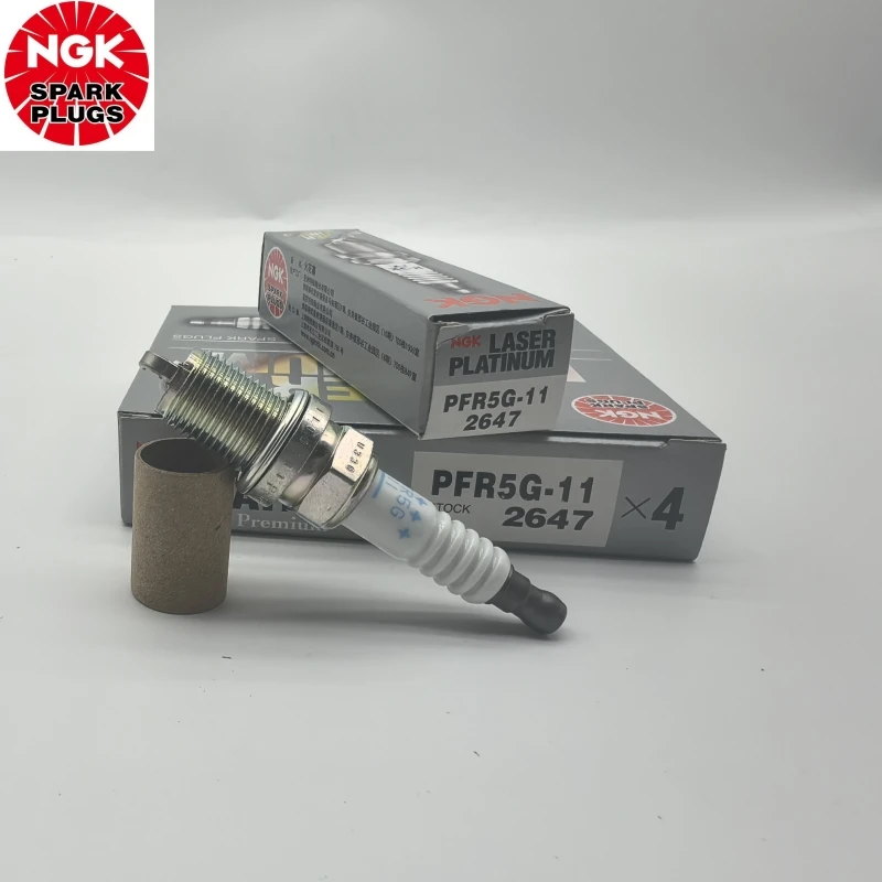 4/6Pcs Original NGK PFR5G-11 2647 Laser Dual Platinu Spark