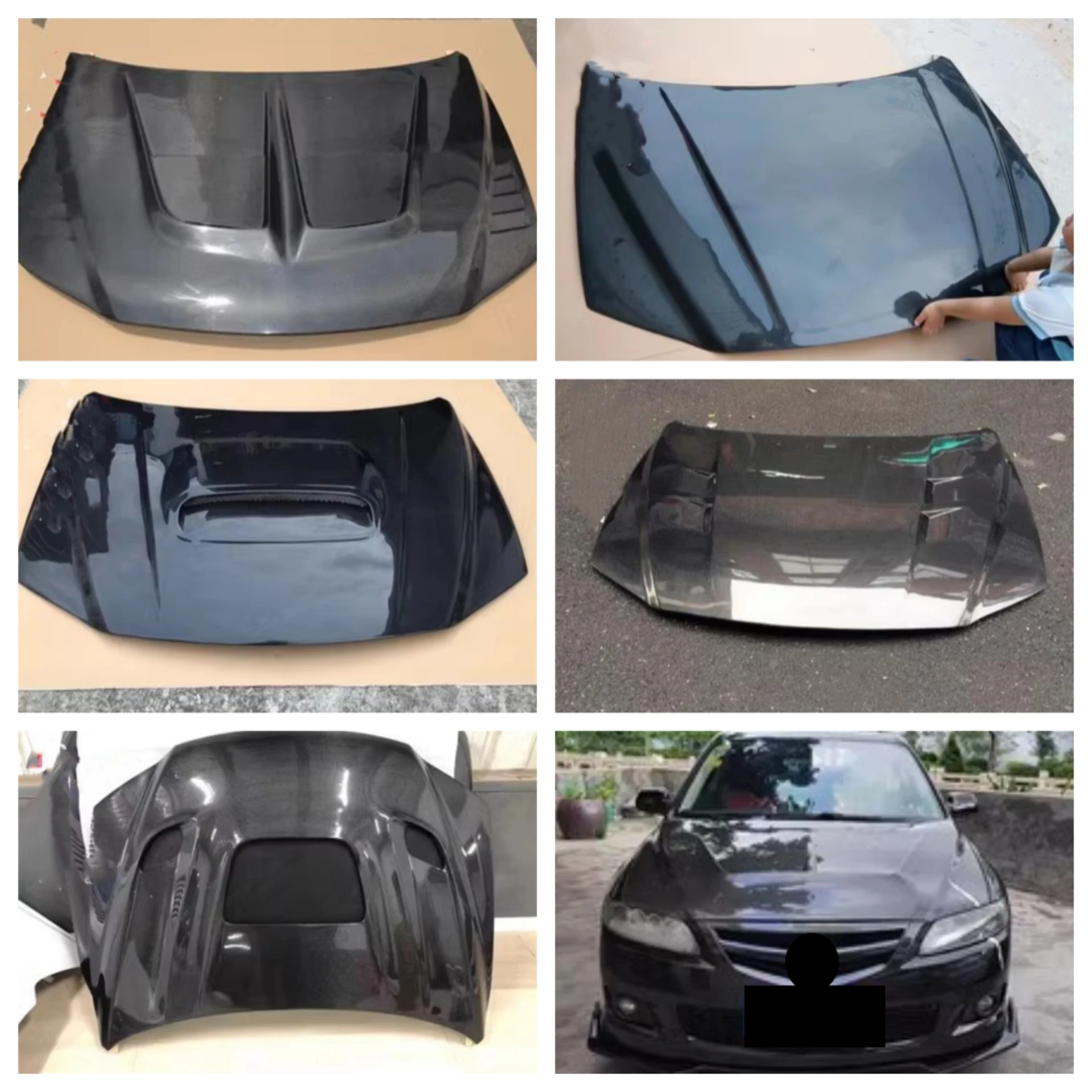 

Body Kit Carbon Fiber Engine Cover for Mazda 6 M6 Bonnet Convert Light Weight Hood Car Accessories