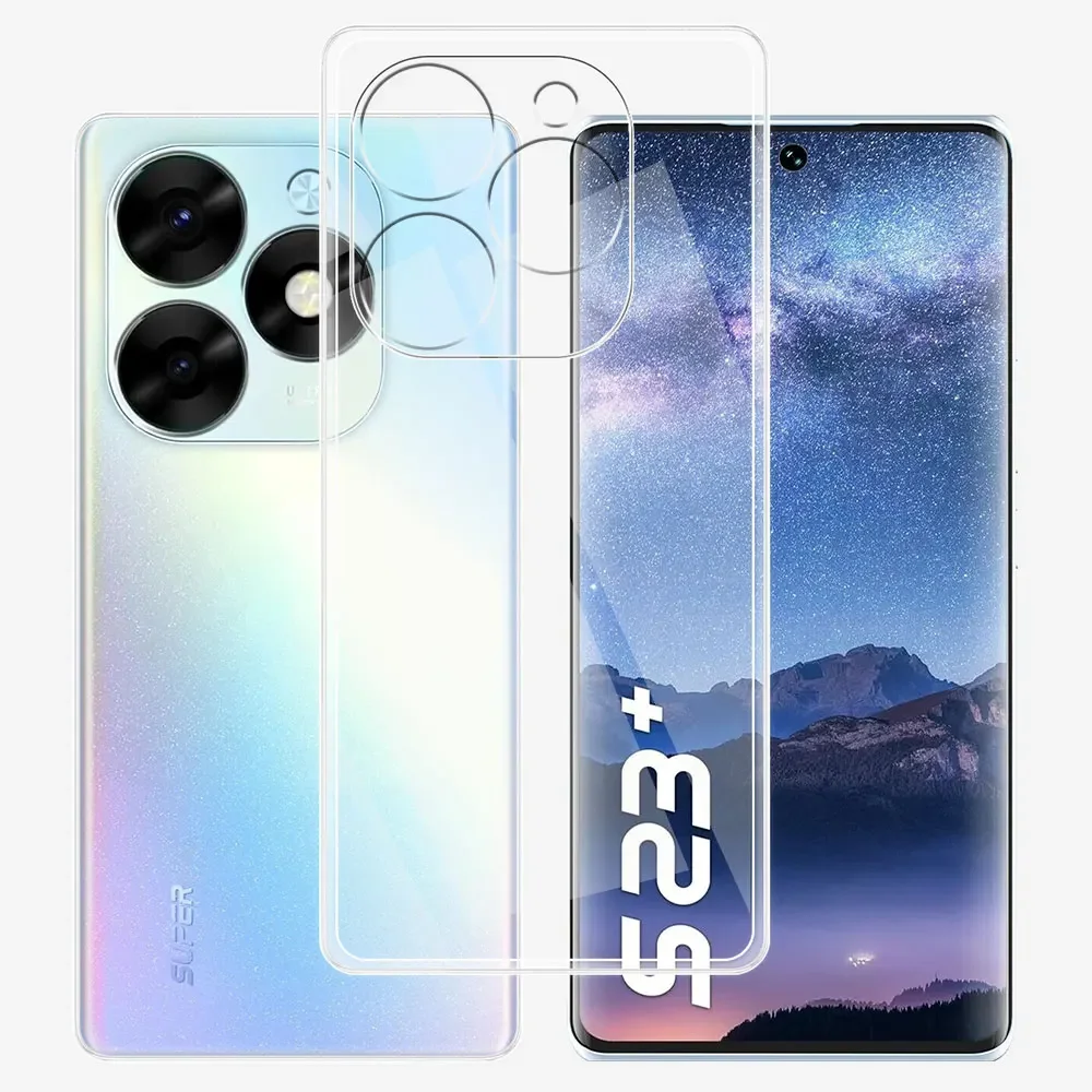 Clear Soft Silicone Phone Case - Transparent Protective Cover