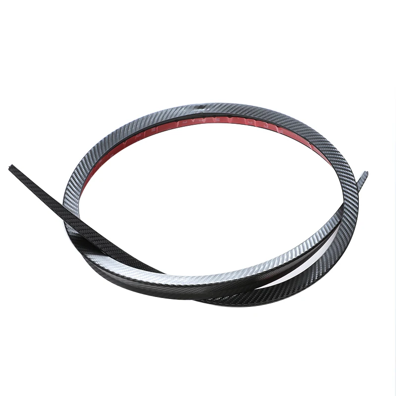 ​​Universal Soft Car Spoiler Sticker Trim Trunk Wing 1.2/1.5m Black Bonnet Hatch Gate Lightweight Lip PU Roof Flexible New