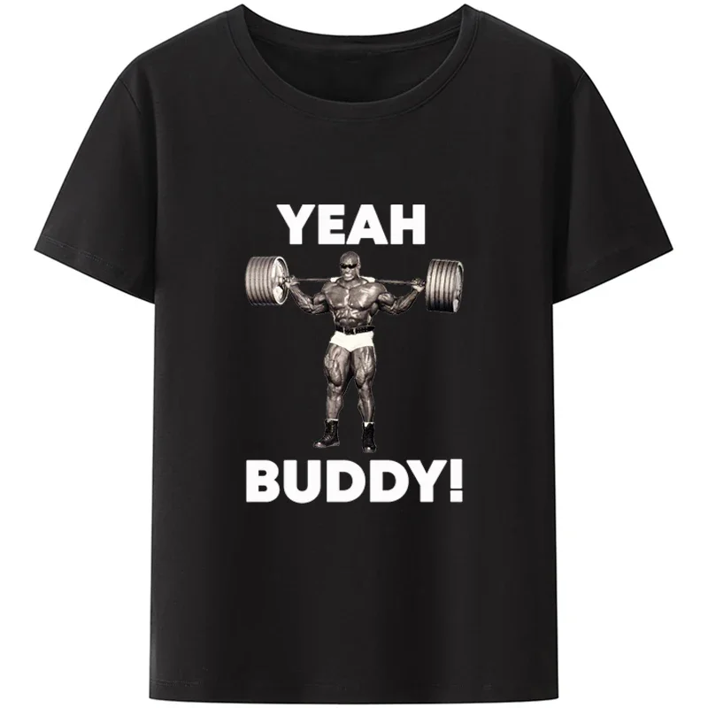 

Men's T-shirt Graphic T-shirt Yebadroni Coleman Bodybuilding men's short sleeve o collar style novelty fashion men's clothing